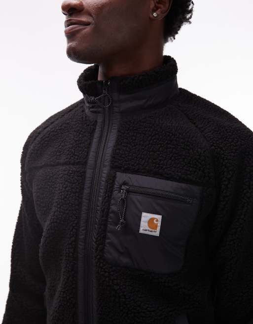Carhartt WIP – Prentis – Svart, fodrad jacka, 5 av 5