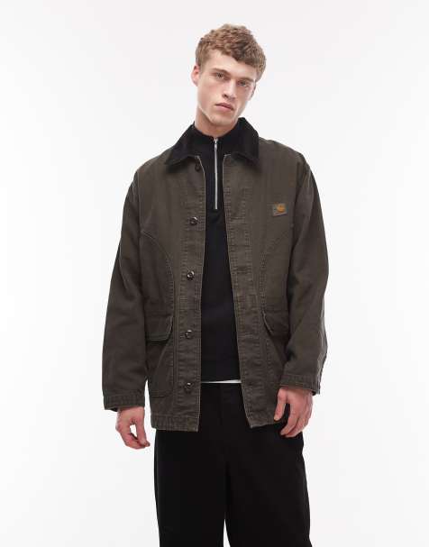 Carhartt WIP - Prescott - Jack in donker kaki  - view 1