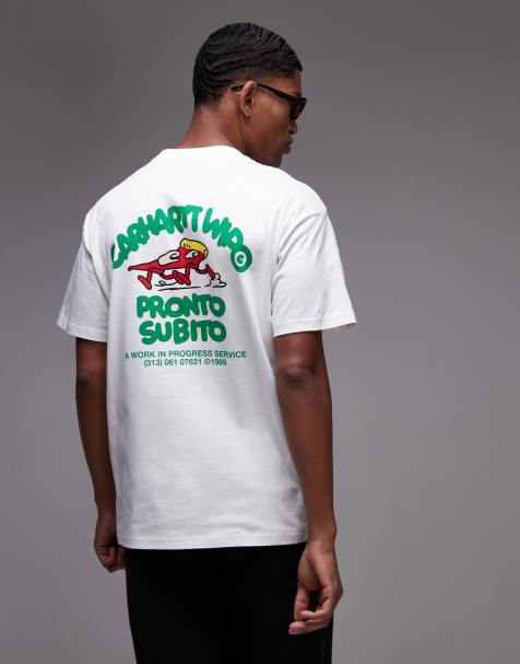 Carhartt WIP pronto loose fit motif t-shirt in white - view 1