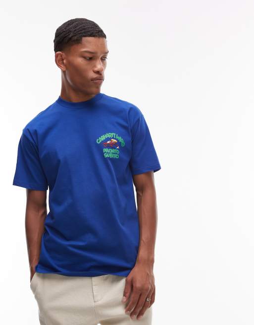 Carhartt WIP - Pronto - T-shirt ample à imprimé - Bleu, 4 de 4