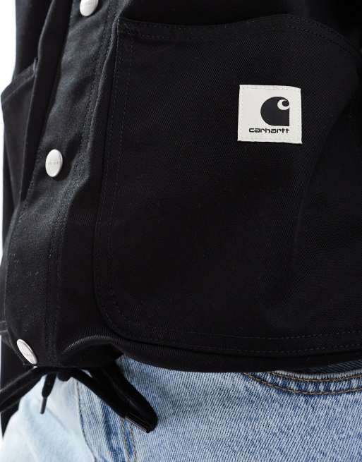 Carhartt WIP – Prosta kurtka ściągana na sznurek w kolorze czarnym, 3 z 4