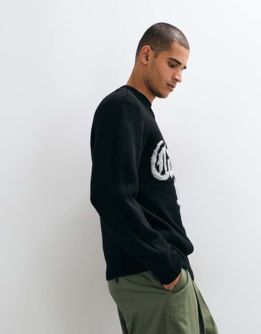 Carhartt WIP pull en maille à logo Blackletter noir, 4 de 5