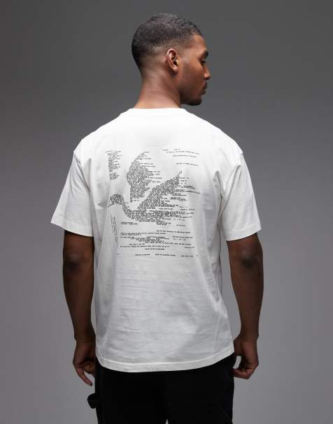 Carhartt WIP punched oversized t-shirt in off white