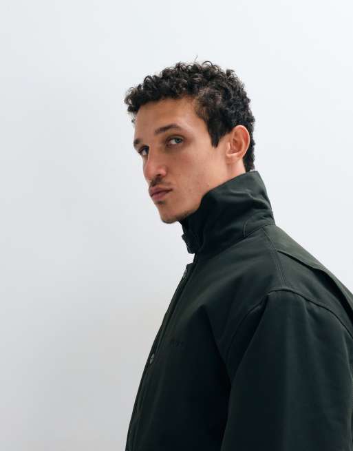 Carhartt WIP – Quentin – Jacke in Dunkelgrün mit Kontrastkragen, 2 von 5