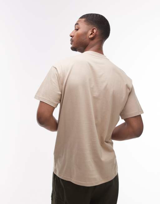 Carhartt WIP racer graphic t-shirt in beige, 4 of 4