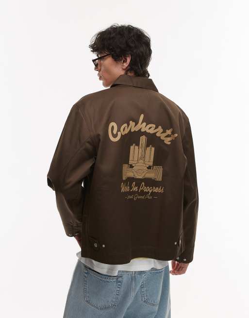Carhartt Modular Jacket XL ブラウン Carhartt WIP racer module jacket in brown | ASOS