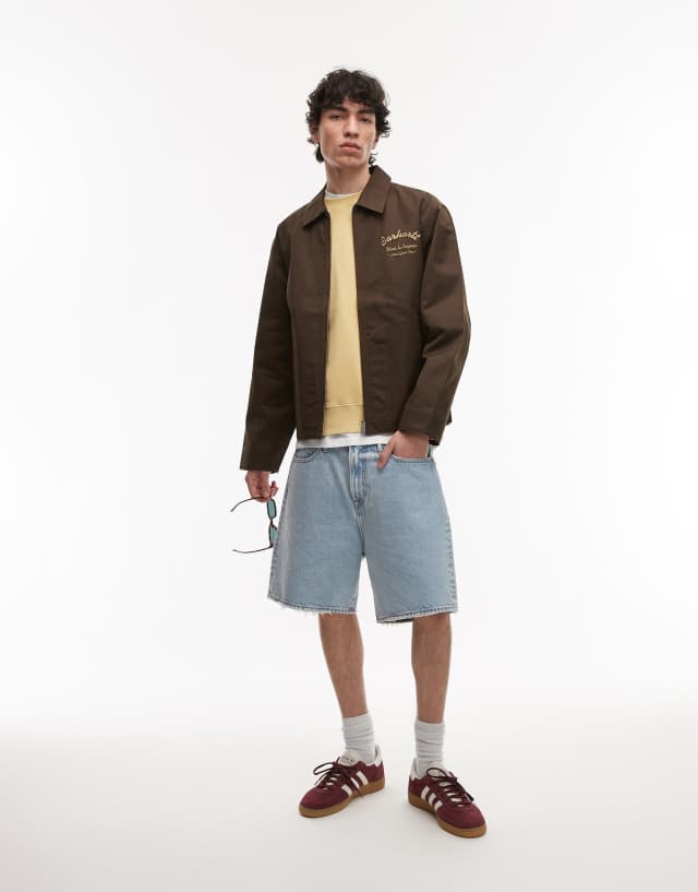 Carhartt WIP racer module jacket in brown | ASOS