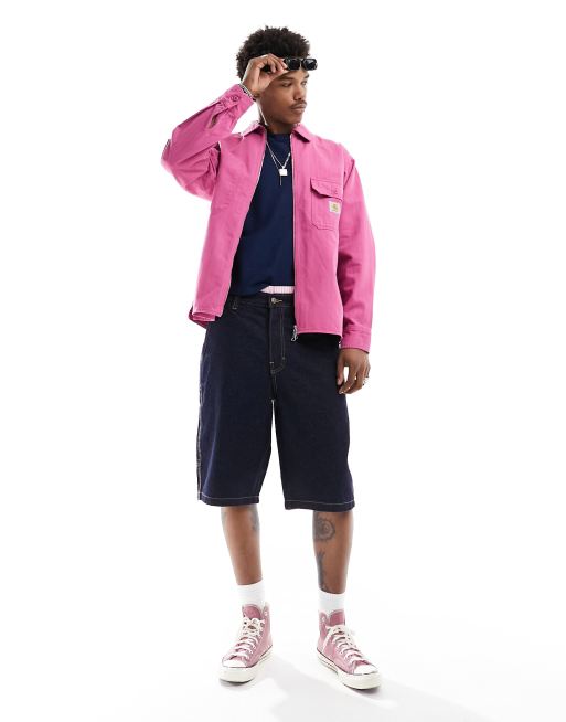  Carhartt WIP rainer overshirt in pink