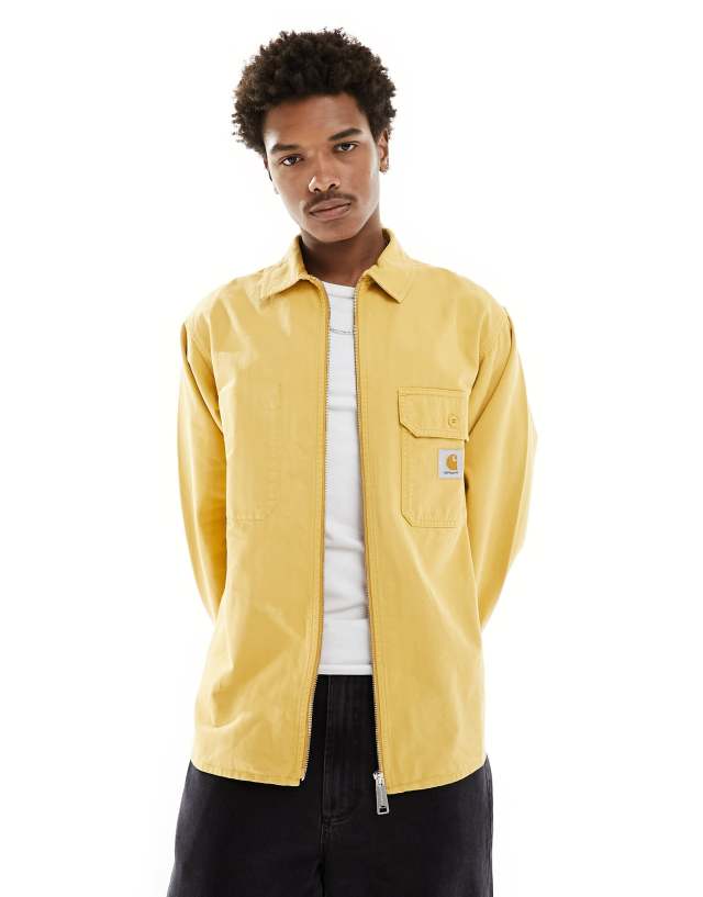 Carhartt WIP - rainer overshirt in yellow