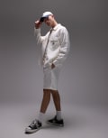 [Carhartt WIP] Carhartt WIP Rainer shorts in off white W36-38 White