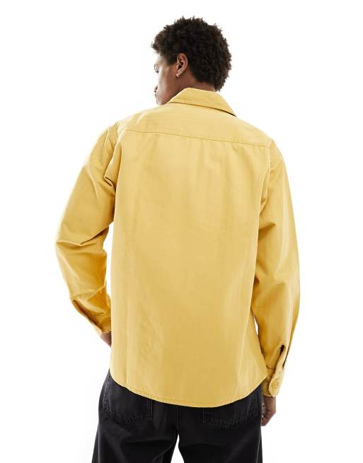 Carhartt WIP – Rainer – Żółta koszula wierzchnia, 4 z 4