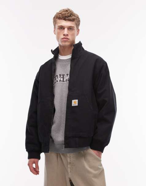 Carhartt WIP - Ravon - Veste zippée à col cheminée - Noir - view 1