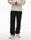 [Carhartt WIP] Carhartt WIP Ray baggy twill pants in black W40 Black