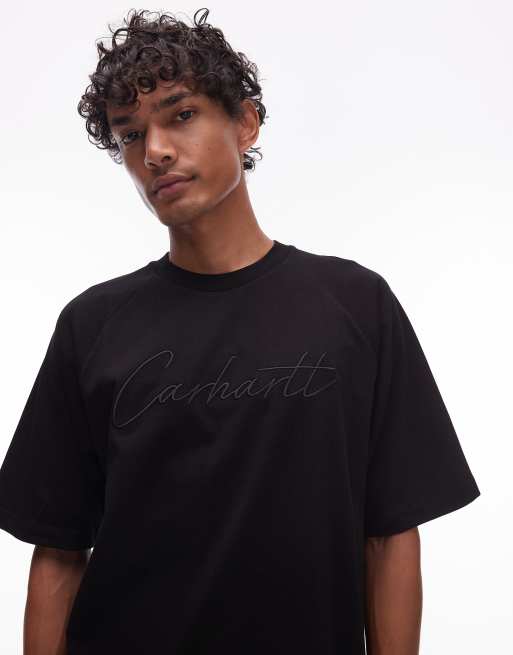 Carhartt WIP Ray loose fit t-shirt in black, 5 of 5