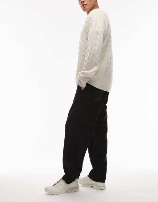 Carhartt WIP - Ray - Sorte bukser i twill med baggy pasform, 3 af 5