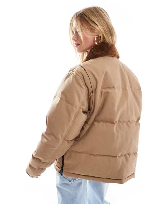 Carhartt WIP – Rayley– Beżowa pikowana kurtka, 2 z 4