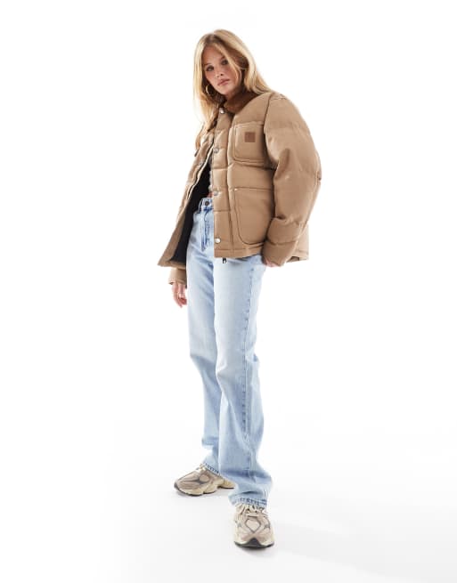 Carhartt WIP – Rayley– Beżowa pikowana kurtka, 4 z 4