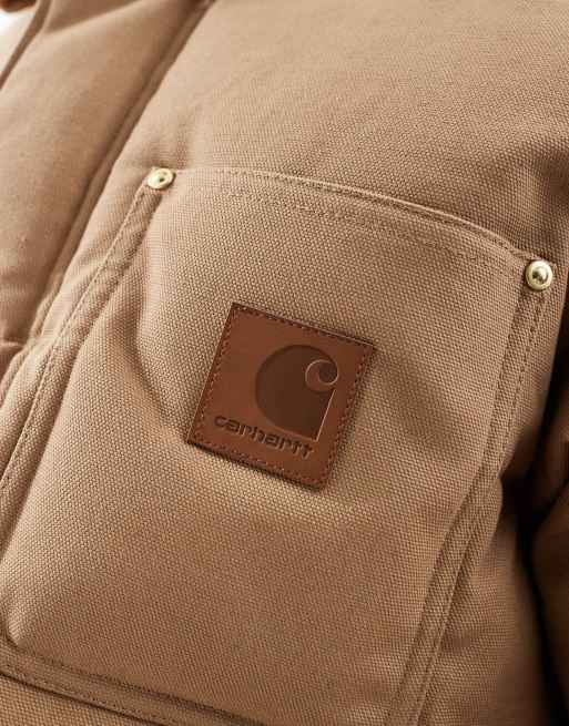 Carhartt WIP – Rayley – Jasnobrązowa pikowana kurtka, 4 z 4