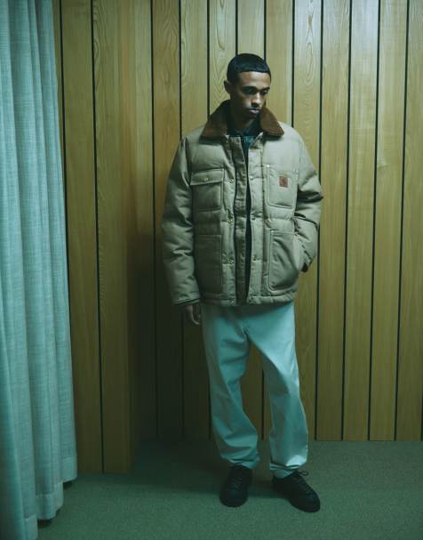 Carhartt WIP – Rayley – Steppjacke in Hellbraun - view 1