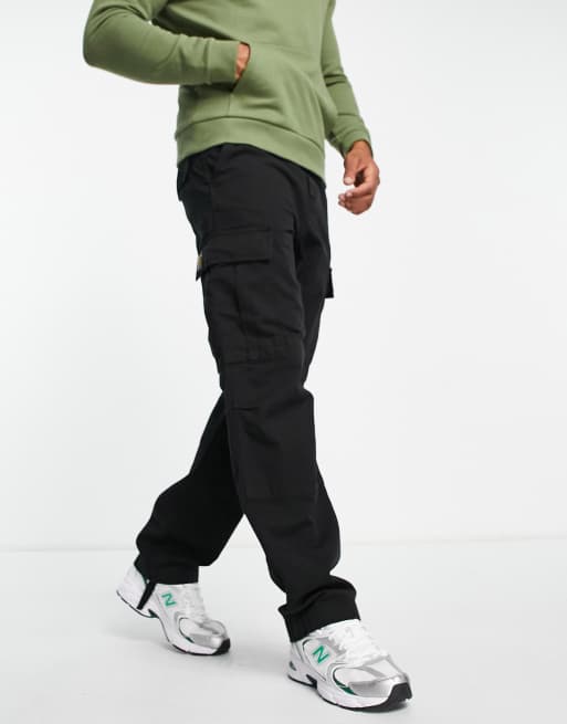 Carhartt WIP regular cargo pants in black ASOS