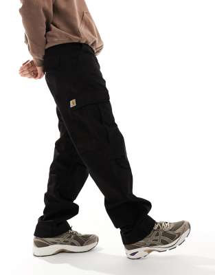 Regular Cargo Pants in Black