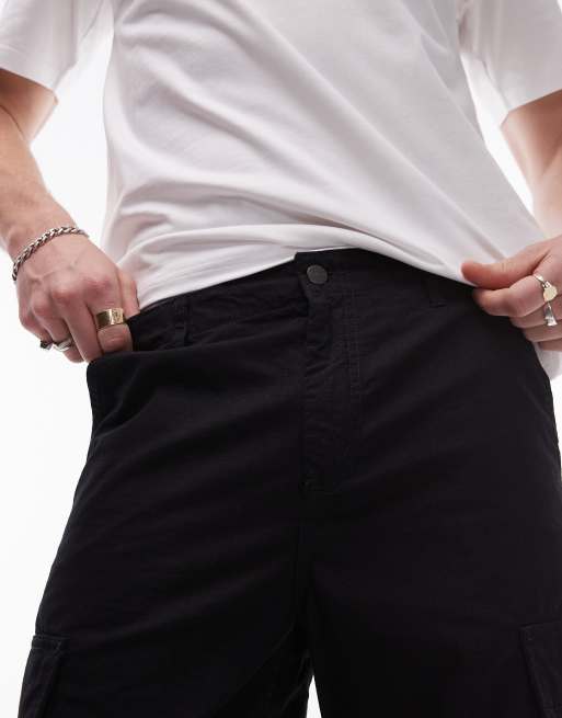 Carhartt WIP regular cargo pants in black, 5 of 5