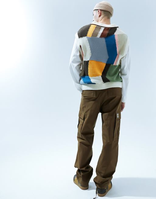 Carhartt WIP regular cargo pants in brown, 4 of 5