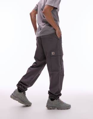 Carhartt Regular Cargo Pants In Gray