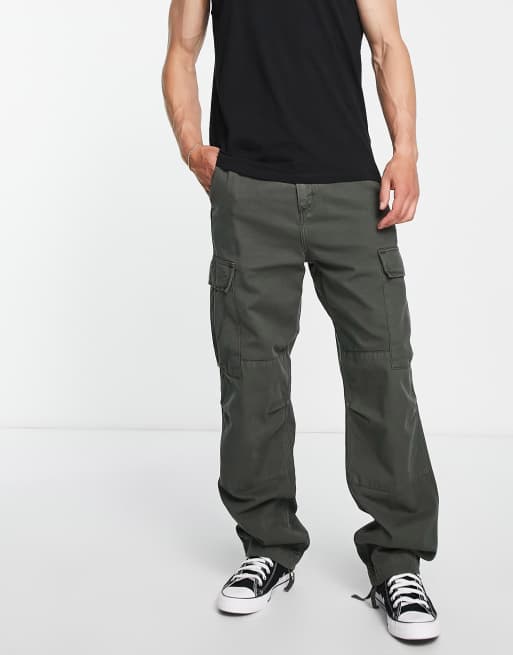 Carhartt WIP regular cargo pants in green ASOS