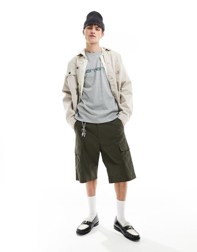 Carhartt WIP - regular cargo shorts in khaki