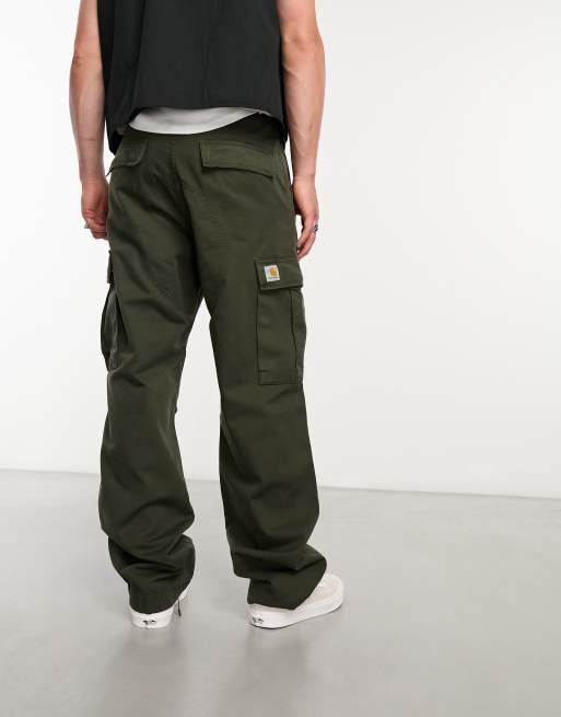 Carhartt WIP regular cargo trousers in green