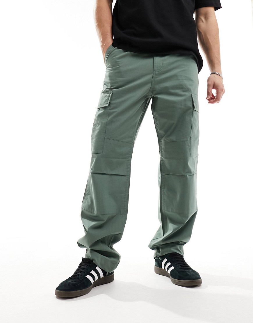 Carhartt WIP regular cargo trousers in green