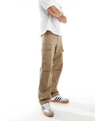 Carhartt Wip Regular Fit Cargo Trousers In Beige - Asos Trousers New In 25th October 2024