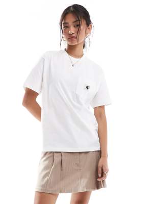 Carhartt WIP regular fit pocket t-shirt in white