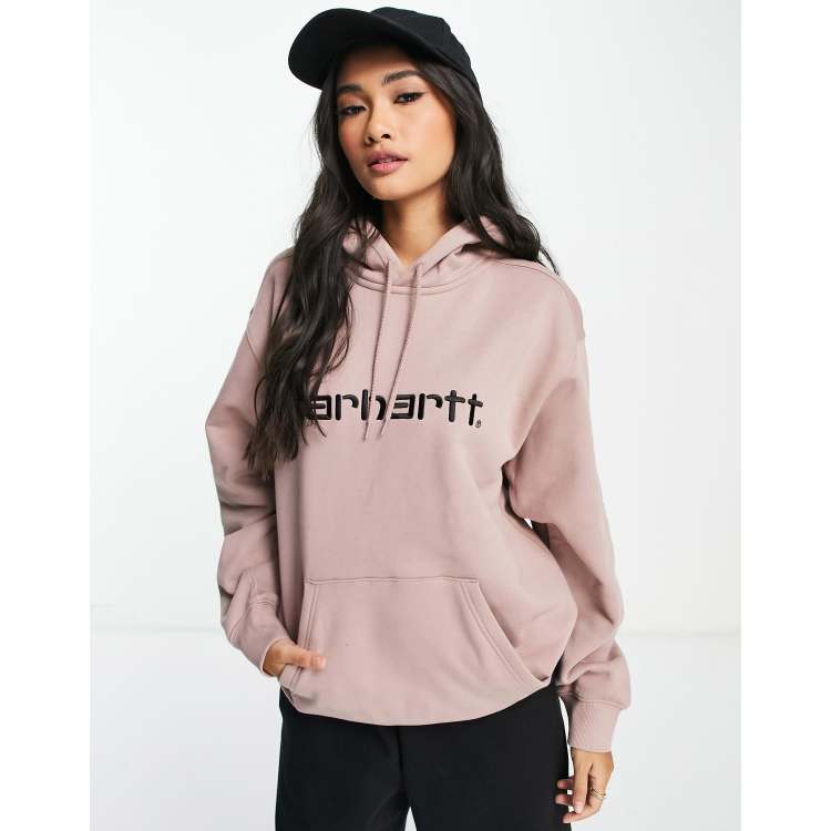 Carhartt hot sale sweatshirt pink