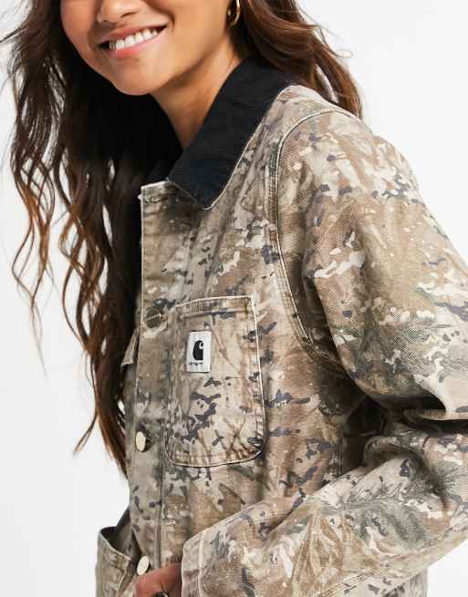 Carhartt camo jacket womens sale