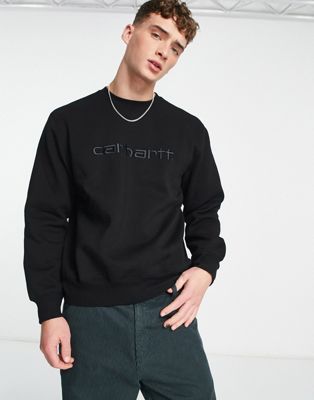 Carhartt WIP relaxed sweatshirt in black