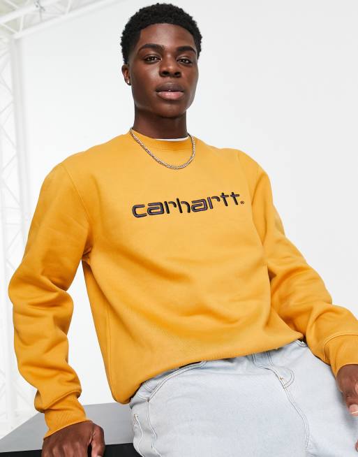 Carhartt cheap orange sweatshirt