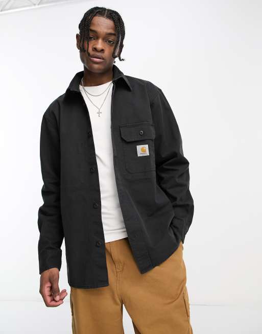 Carhartt WIP – Reno – Czarna koszula wierzchnia