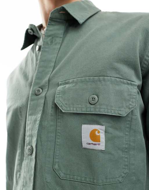 Carhartt オリーブグリーン カバーオールRENO SHIRT JAC Carhartt WIP Reno Shirt Jac, Velvet Green | Official Online Store
