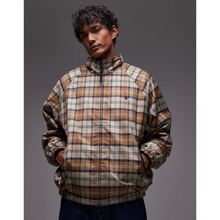 Carhartt WIP reversible planer jacket in cream check print | ASOS