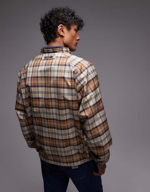 Carhartt WIP reversible Planer jacket in cream check print