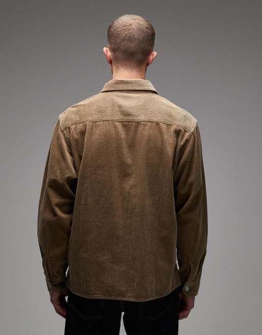 Carhartt WIP – Reynold – Hemdjacke aus Cord in Beige, 3 von 5