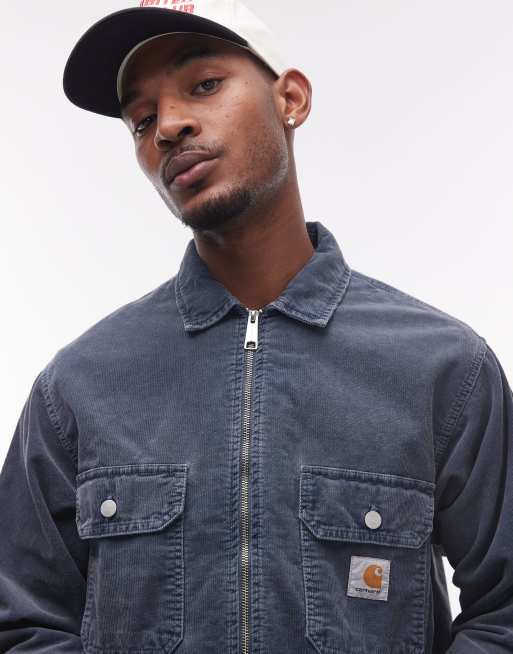 Carhartt WIP - Reynold - Skjortejakke i støvet blå, 3 af 4