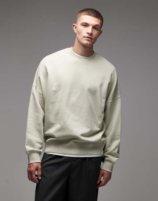 Carhartt WIP – RGGD – Beige sweatshirt i oversize, 3 av 5