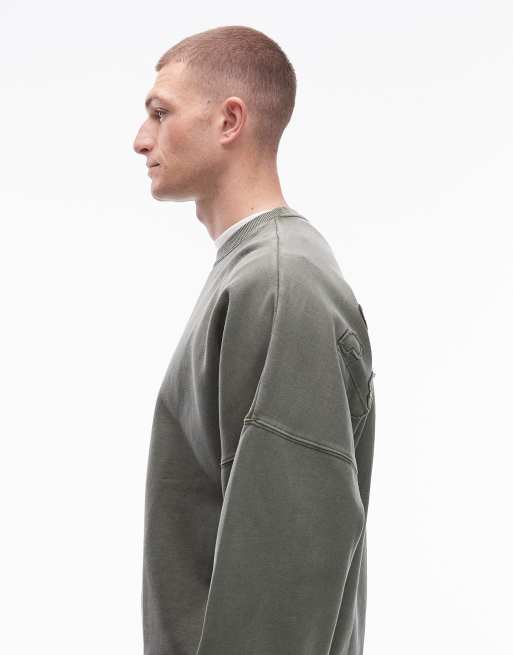 Carhartt WIP – RGGD – Bluza oversize w kolorze khaki, 4 z 5