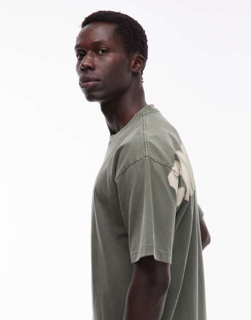 Carhartt WIP – Rggd – Khakifärgad t-shirt med ledig passform, 4 av 5