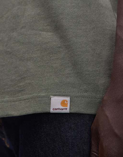 Carhartt WIP – Rggd – Khakifärgad t-shirt med ledig passform, 5 av 5