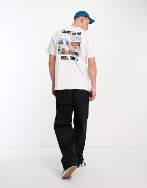Carhartt WIP – Riders – T-Shirt in Weiß