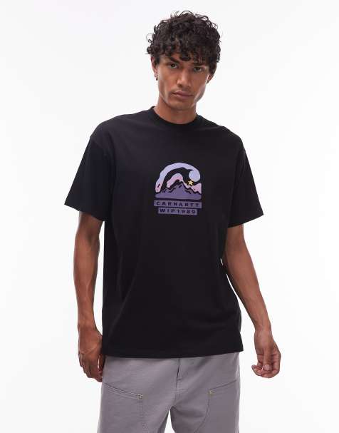 Carhartt WIP rising helix loose fit t-shirt in black - view 1
